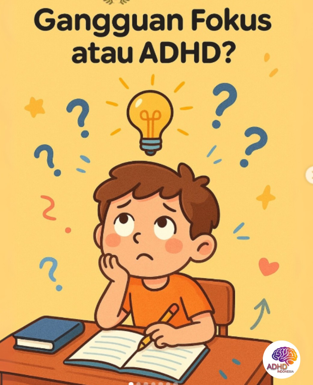 ADHD dan Kesulitan Fokus Anak: Edukasi untuk Keluarga di Kabupaten Mappi