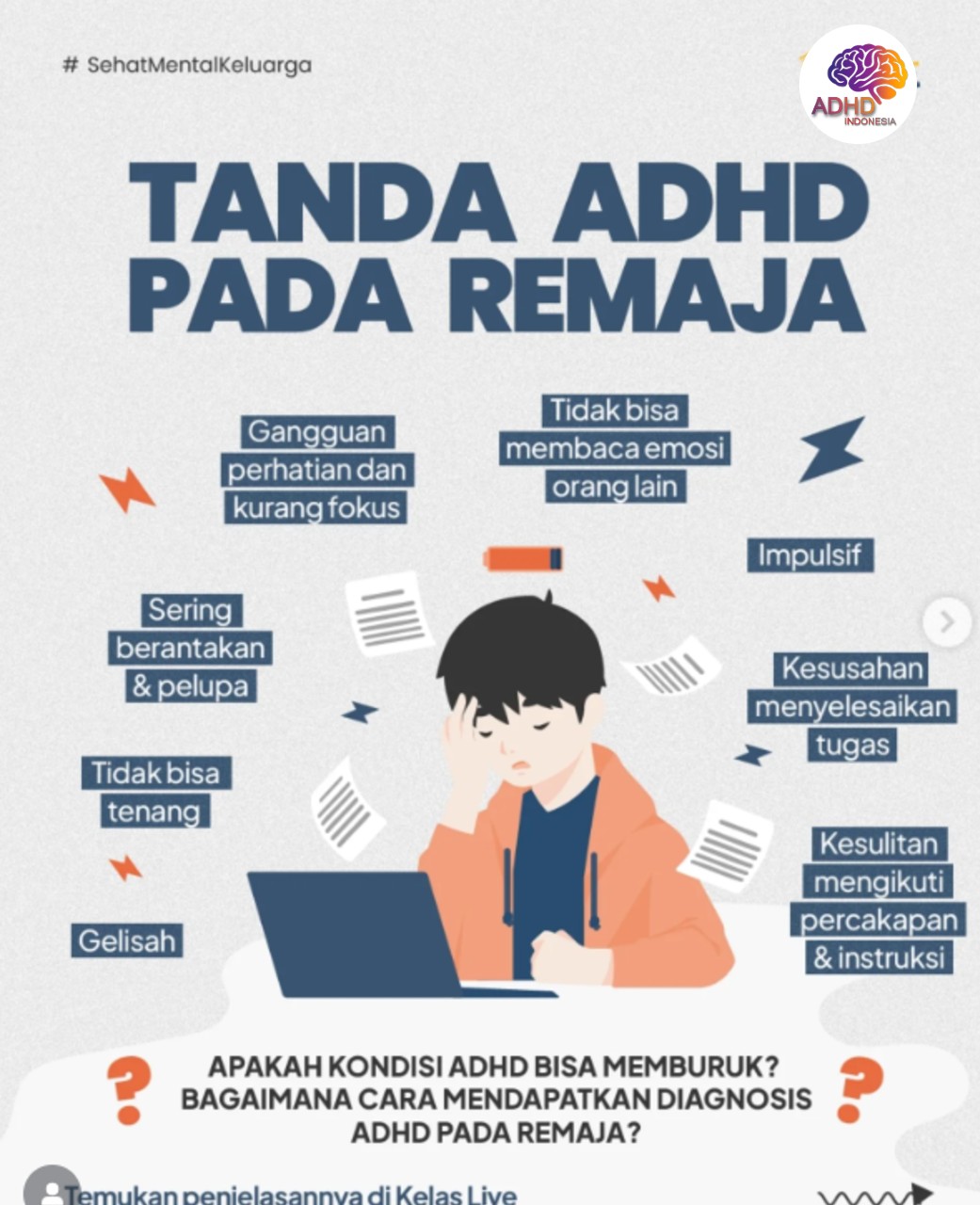 Screening ADHD Non-Diagnostik: Edukasi Awal bagi Orang Tua di Kabupaten Mappi